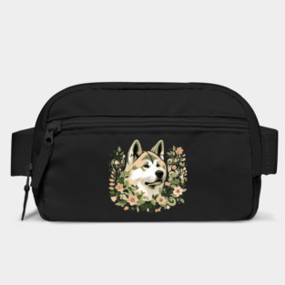Akita Dog Botanical Illustration Nature Art 3 Bag