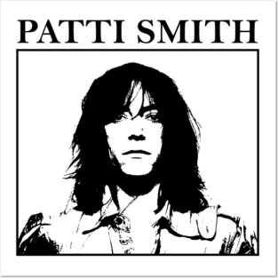 Patti Smith 80s 90s - Distressed Vintage Style Posters and Art