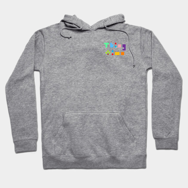 Thing ↩ time Pocket Logo Hoodie by Thingtime