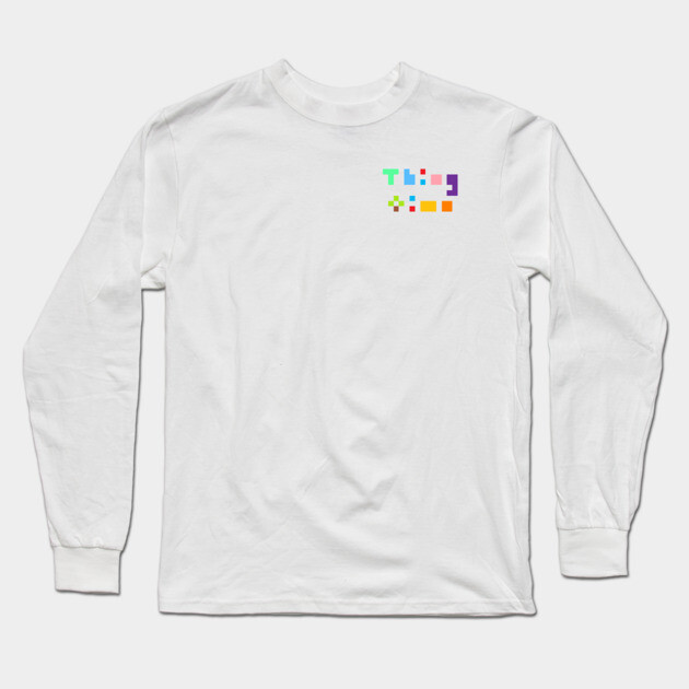 Thing ↩ time Pocket Logo Long Sleeve T-Shirt by Thingtime