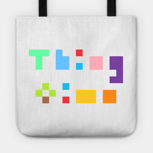 Thing ↩ time Pocket Logo Tote by Thingtime