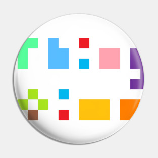 Thing ↩ time Pocket Logo Pin