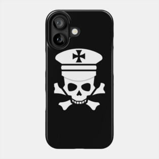 Peaked Cap Skull Phone Case