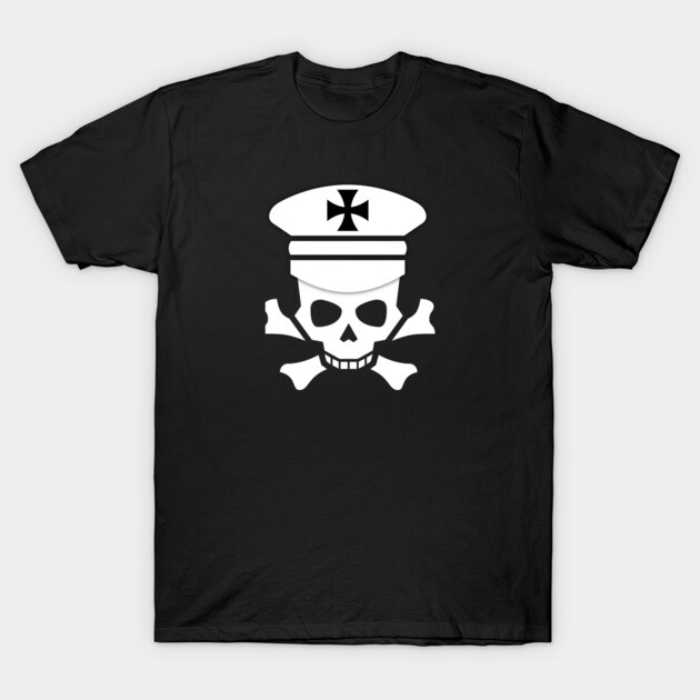 Peaked Cap Skull T-Shirt by Low Life Shirts
