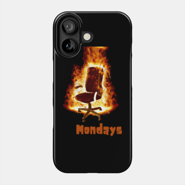Mondays Phone Case by Low Life Shirts