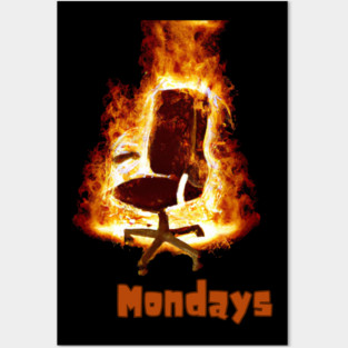 Mondays Posters and Art