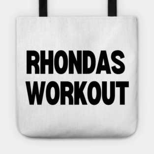 Rhondas Workout Tote