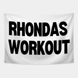 Rhondas Workout Tapestry