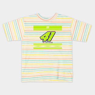 Sam Mayer #41 2025 NASCAR Design Kids T-Shirt