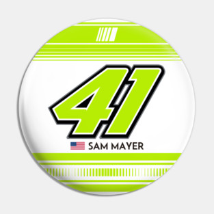Sam Mayer #41 2025 NASCAR Design Pin