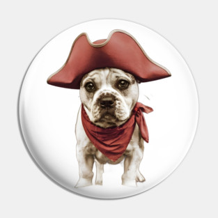 the Pirate Pup with Banana Neck Pin