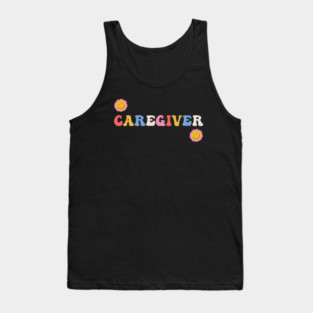 Caregiver Flowers Caregiving Tank Top