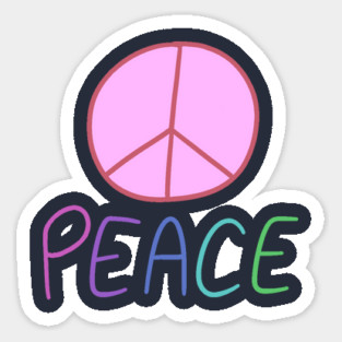 Peace Sticker