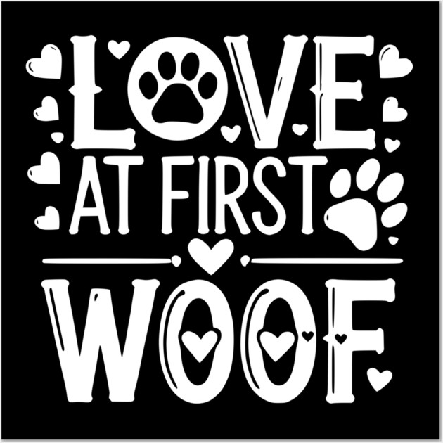 Love at First Woof Wall Art by Frank Ring
