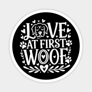 Love at First Woof Magnet