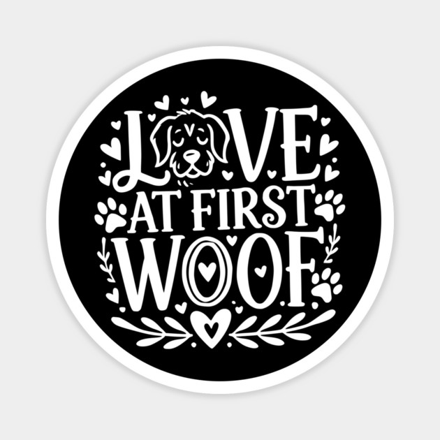Love at First Woof Magnet by Frank Ring