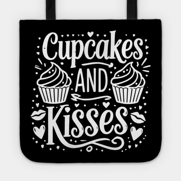 Cupcakes and Kisses Tote by Frank Ring
