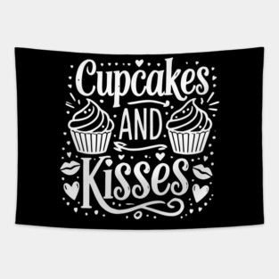 Cupcakes and Kisses Tapestry