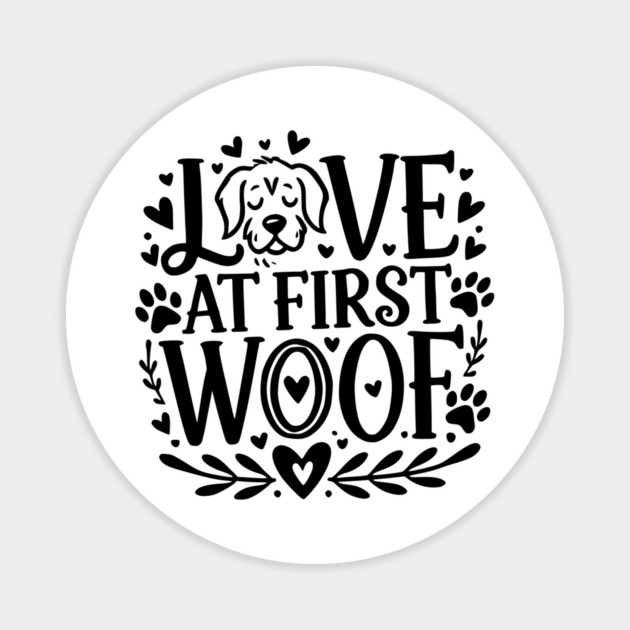 Love at First Woof Magnet by Frank Ring