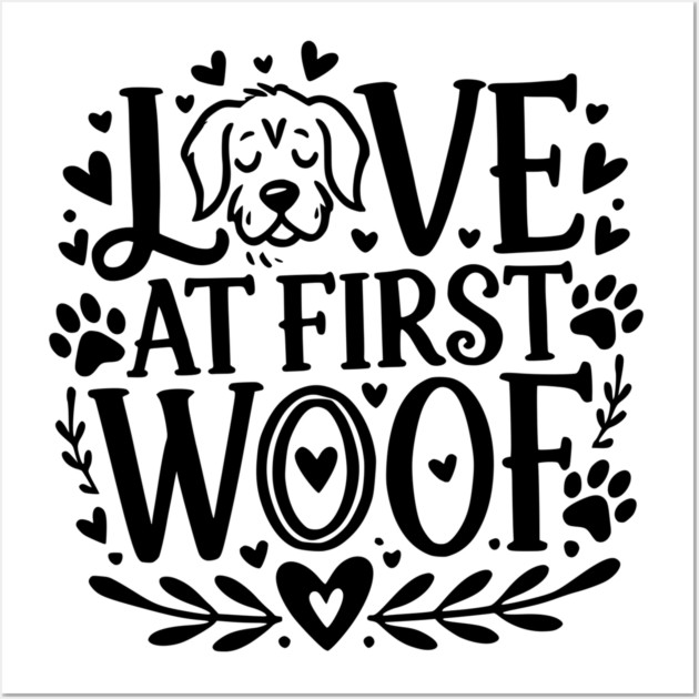 Love at First Woof Wall Art by Frank Ring