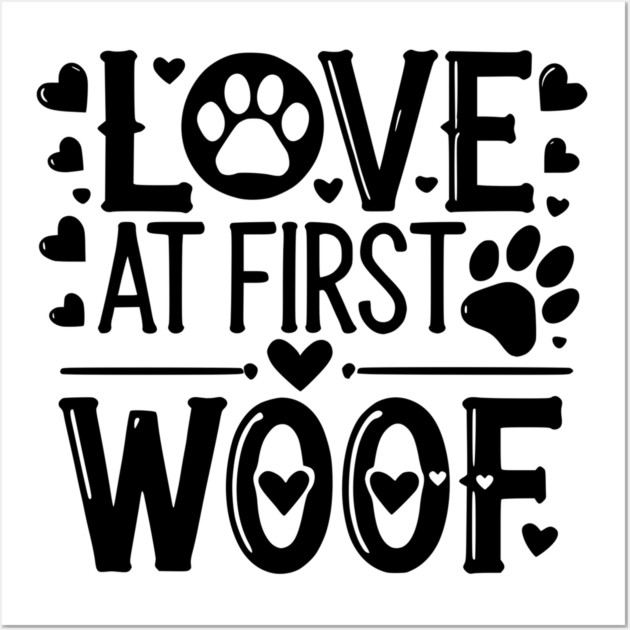 Love at First Woof Wall Art by Frank Ring