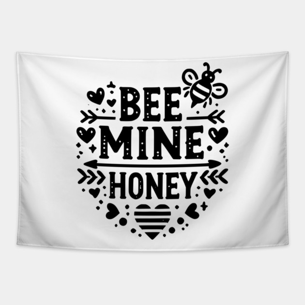 Bee Mine Honey Tapestry by Frank Ring