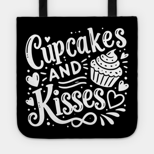 Cupcakes and Kisses Tote by Frank Ring