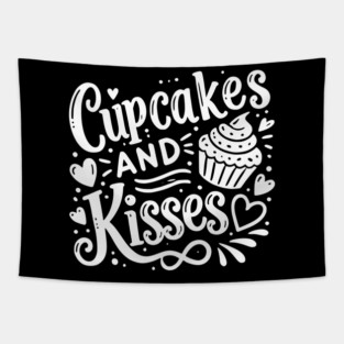 Cupcakes and Kisses Tapestry