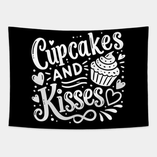 Cupcakes and Kisses Tapestry by Frank Ring