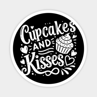 Cupcakes and Kisses Magnet