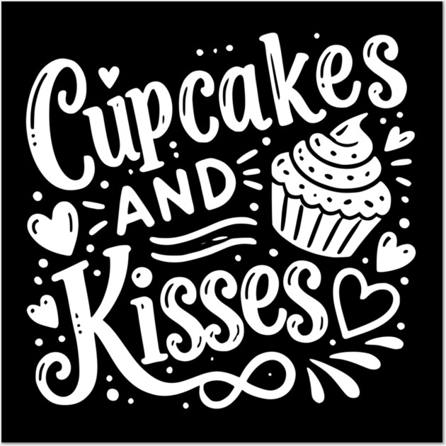 Cupcakes and Kisses Wall Art by Frank Ring