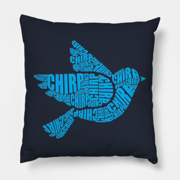 Chirping Pillow by Laura Contarino