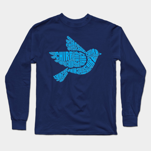 Chirping Long Sleeve T-Shirt by Laura Contarino