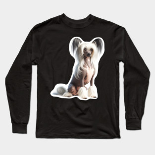 Chinese Crested Dog Long Sleeve T-Shirt
