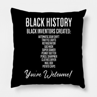 Black Inventions - Black History Pillow