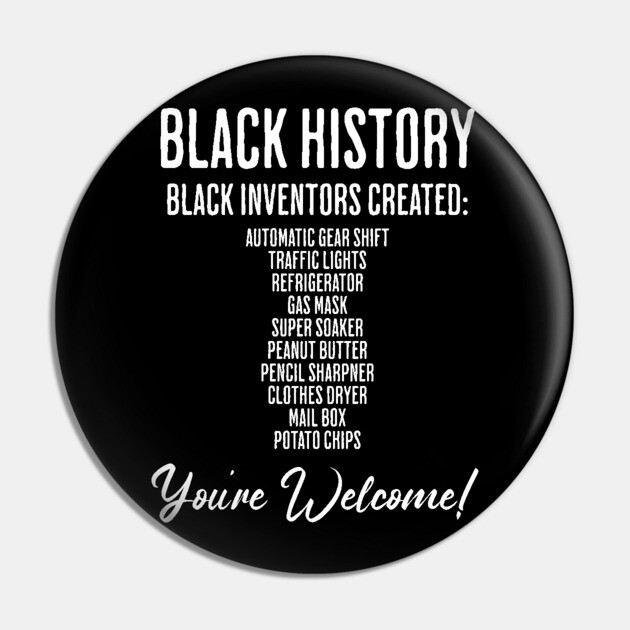 Black Inventions - Black History Pin by UrbanLifeApparel