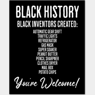 Black Inventions - Black History Posters and Art