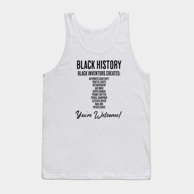 Black Inventions - Black History Tank Top by UrbanLifeApparel