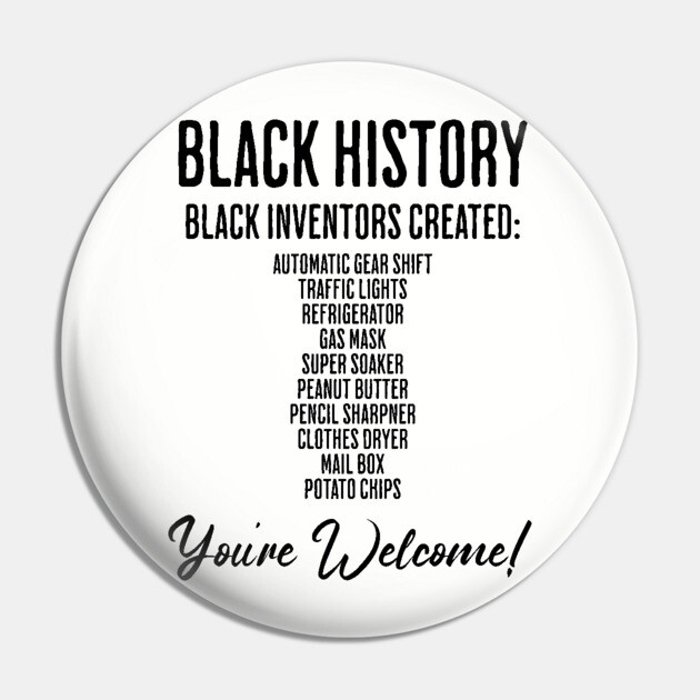 Black Inventions - Black History Pin by UrbanLifeApparel