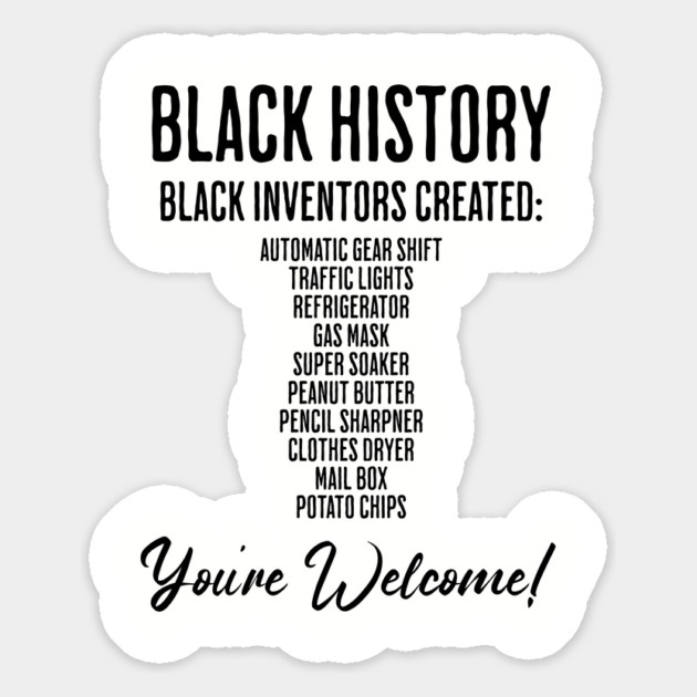 Black Inventions - Black History Magnet by UrbanLifeApparel