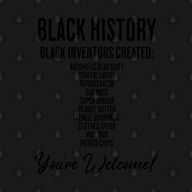 Black Inventions - Black History by UrbanLifeApparel