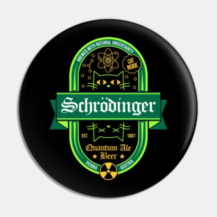 Schrodinger Quantum Ale Beer Pin