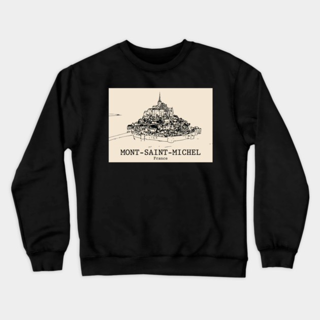 Mont-Saint-Michel - France Crewneck Sweatshirt by Lakeric