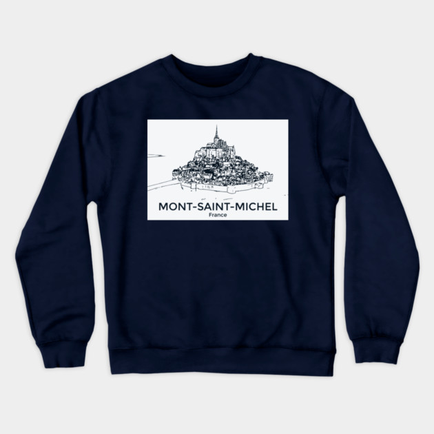Mont-Saint-Michel - France Crewneck Sweatshirt by Lakeric
