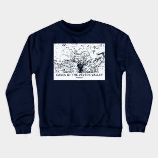 Caves of the Vézère Valley - France Crewneck Sweatshirt