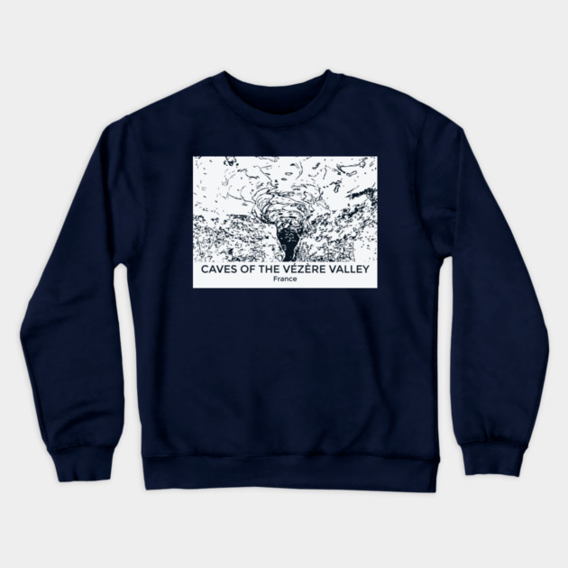 Caves of the Vézère Valley - France Crewneck Sweatshirt by Lakeric