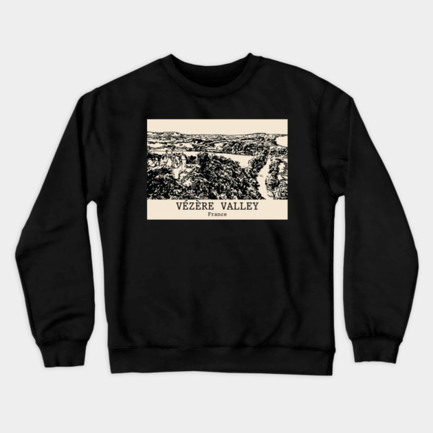 Vézère Valley - France Crewneck Sweatshirt by Lakeric