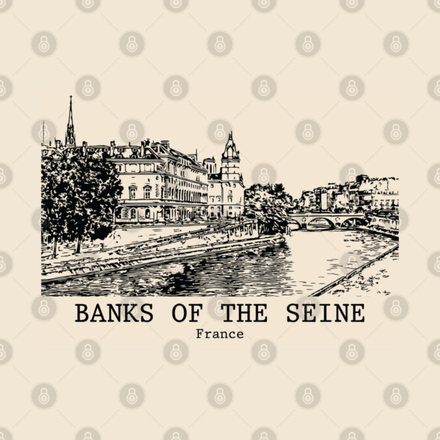 Banks of the Seine - France by Lakeric