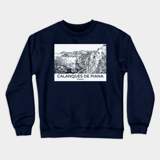 Calanques de Piana - France Crewneck Sweatshirt by Lakeric