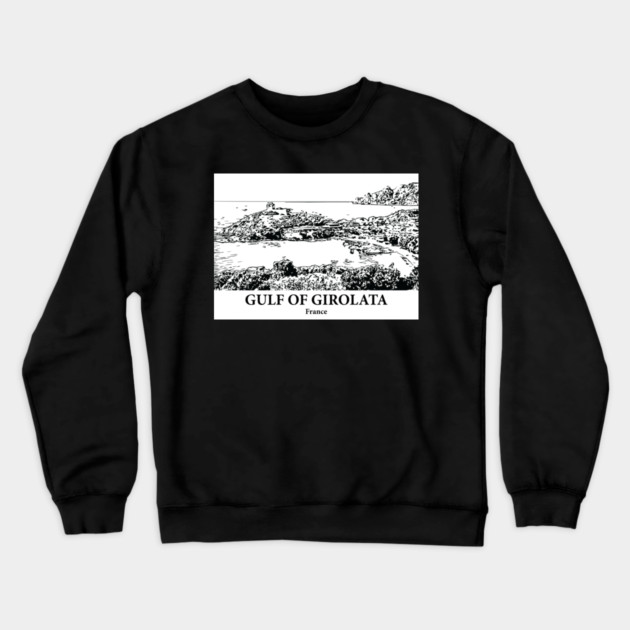 Gulf of Girolata - France Crewneck Sweatshirt by Lakeric
